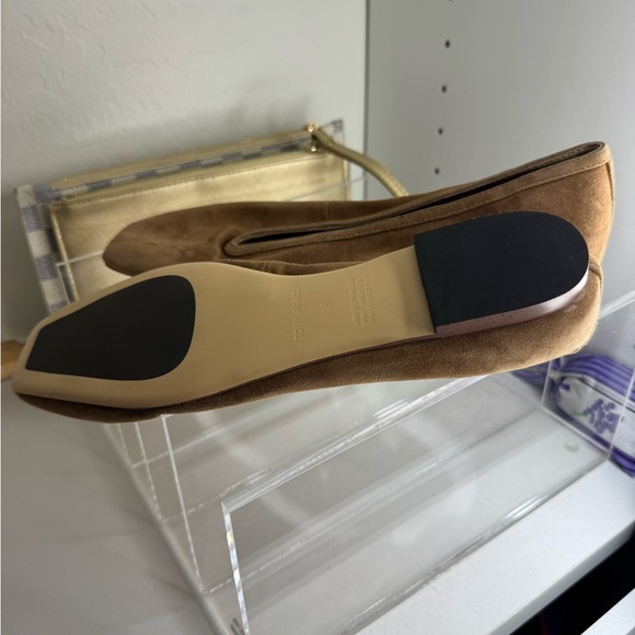 Tony Bianco Brown Suede Women's Flats - Picture 2 of 7